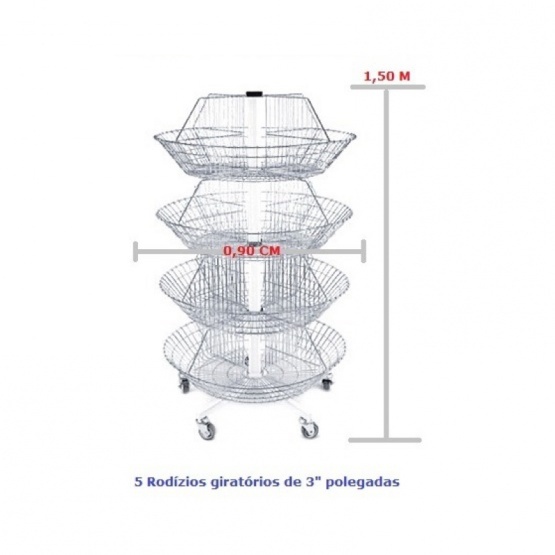 Exhibitor Swivel Basket